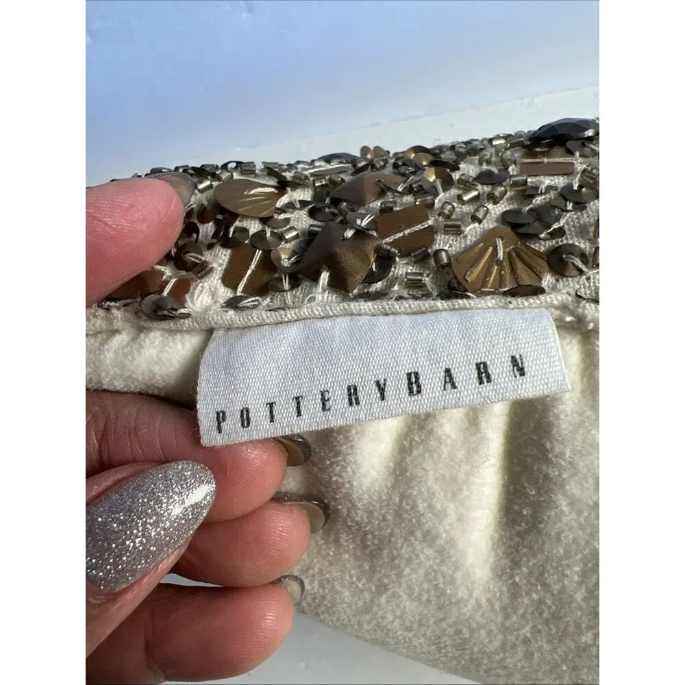 Pottery Barn Sparkle PaveSequin Accent‎ Pillow 12